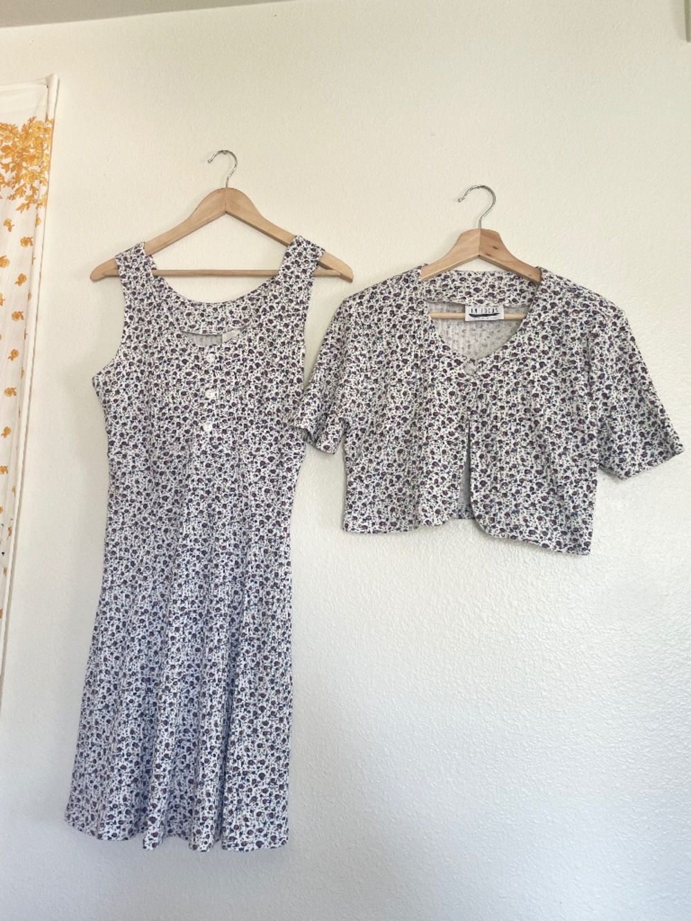Vintage 90s En Focus Floral Dress Set